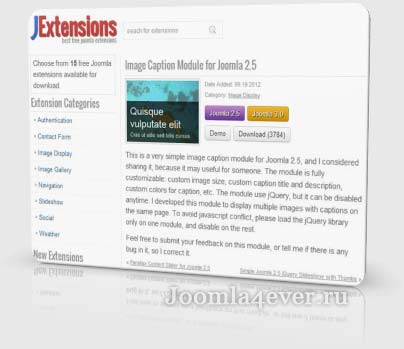Image-Caption-Module